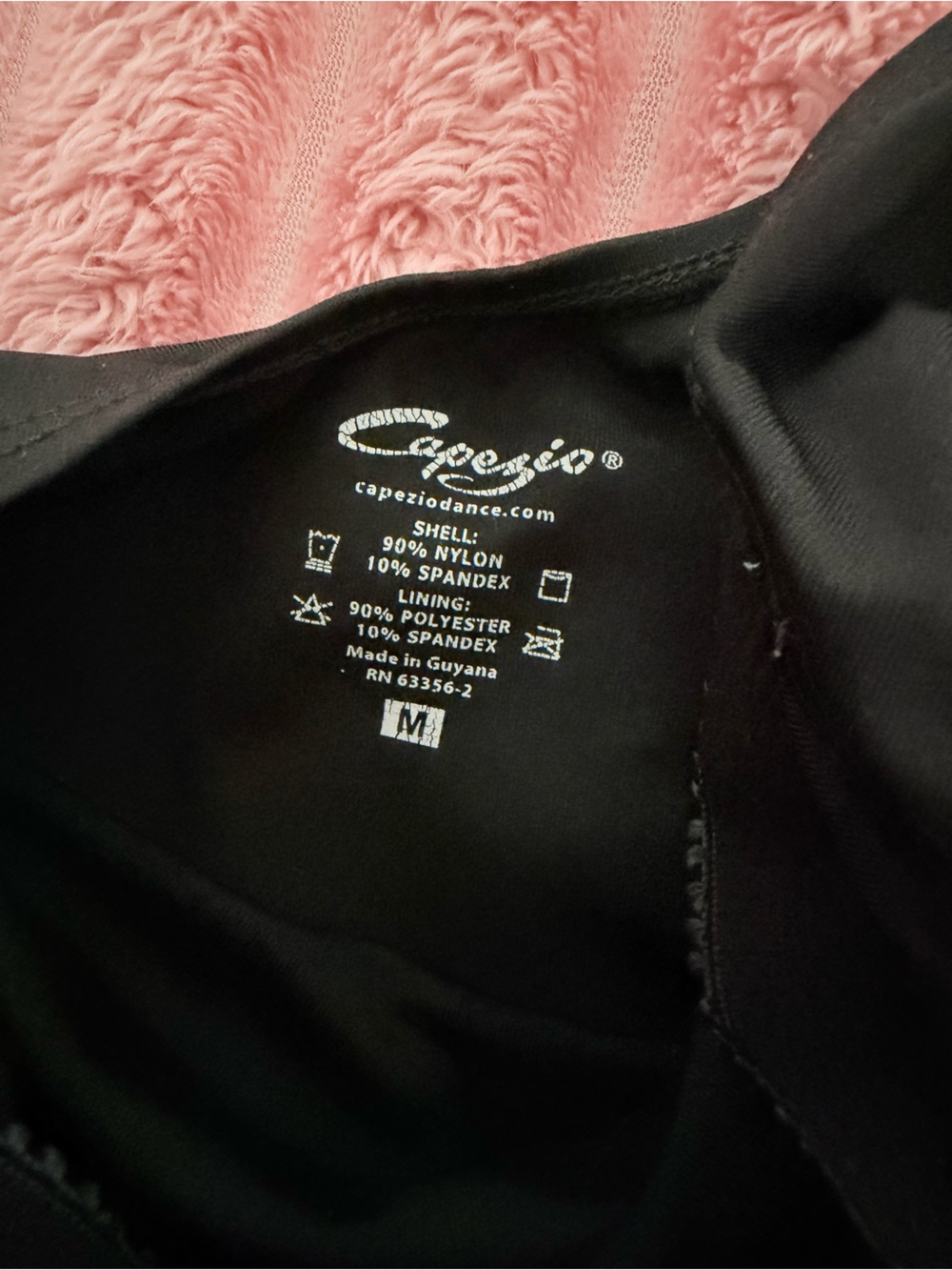 Capezio Black Dance Leotard - Picture 4 of 6